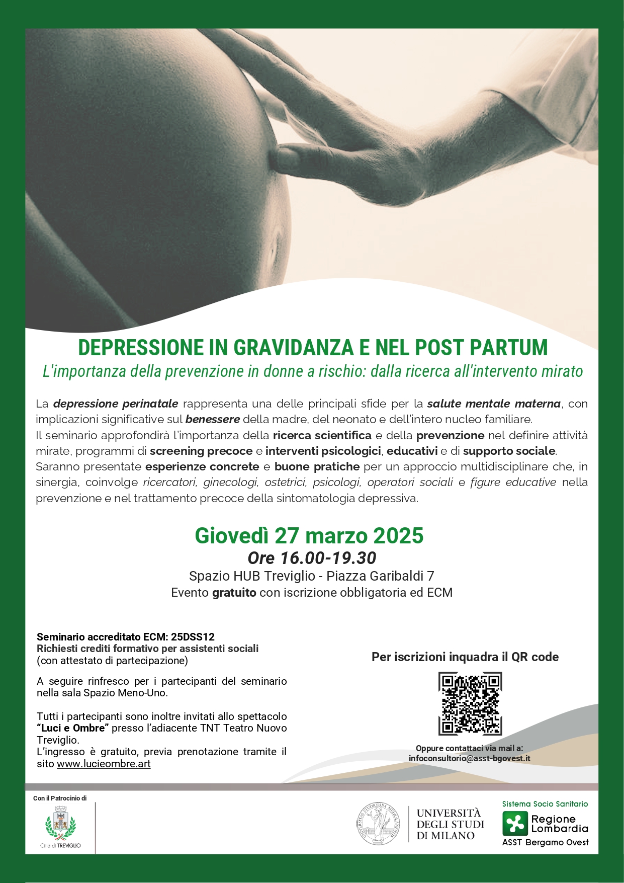 Seminario Depressione in Gravidanza e nel Post Partum